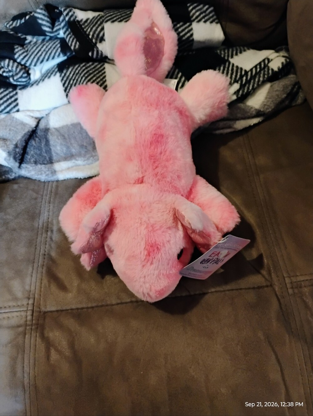 Plush Pink Axolotl Stuffed Animal